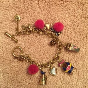Brand-new Betsey Johnson cheer themed bracelet!